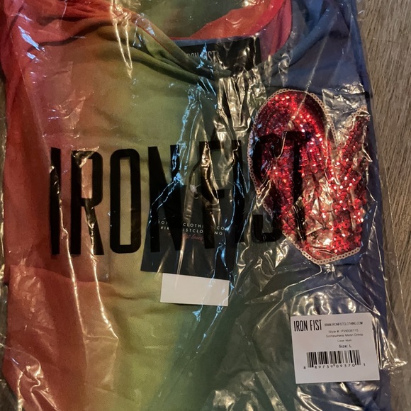 Iron Fist Somewhere Mesh Rainbow Dress Size 2X - Picture 7 of 10